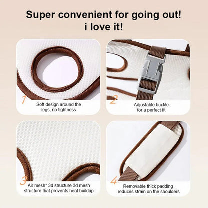 🐕🎒 2-u-1 transporter za kućne ljubimce - prozračan, siguran, udoban