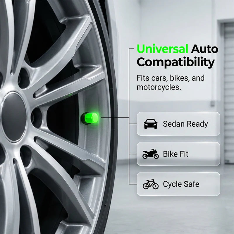 🏍️💡 Novi, univerzalni, osvijetljeni poklopac ventila za 2026. – jasno vidljiv čak i noću 🛠️
