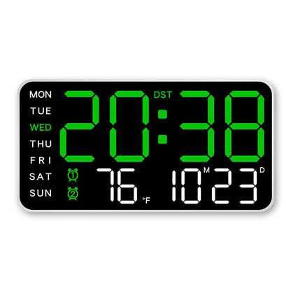 🔥🕘 Veliki LED digitalni zidni sat 🏡