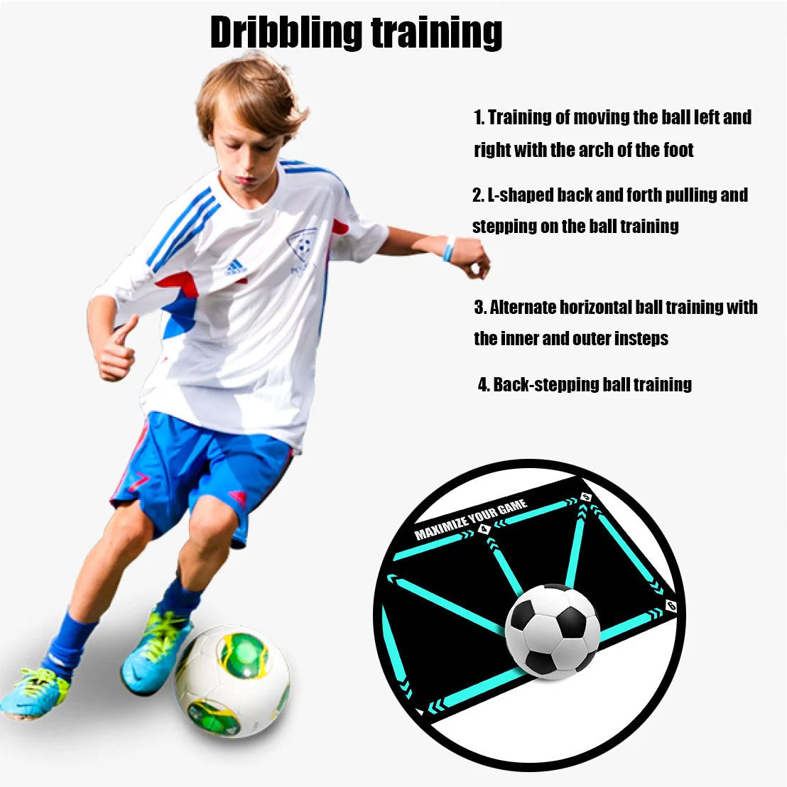 ⚽Podloga za nogometni trening za sve razine vještine (protuklizna, tiha)