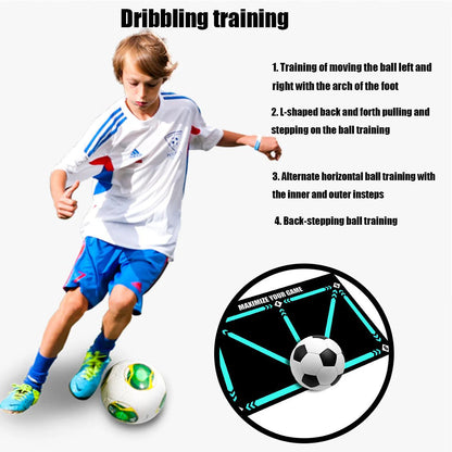 ⚽Podloga za nogometni trening za sve razine vještine (protuklizna, tiha)