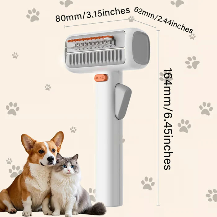 😺🐶 2-u-1 češalj za kućne ljubimce i češalj za njegu dlake🐾
