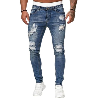 🔥🎁Novo 50% POPUSTA🔥Elegantne muške uske traperice s efektom nošenosti