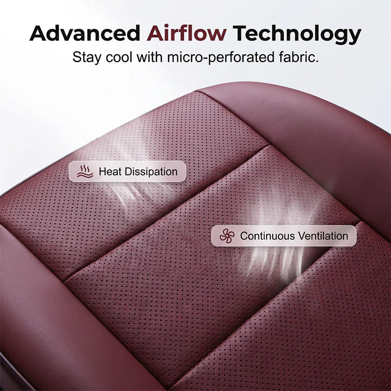 Prozračna kožna navlaka za autosjedalicu