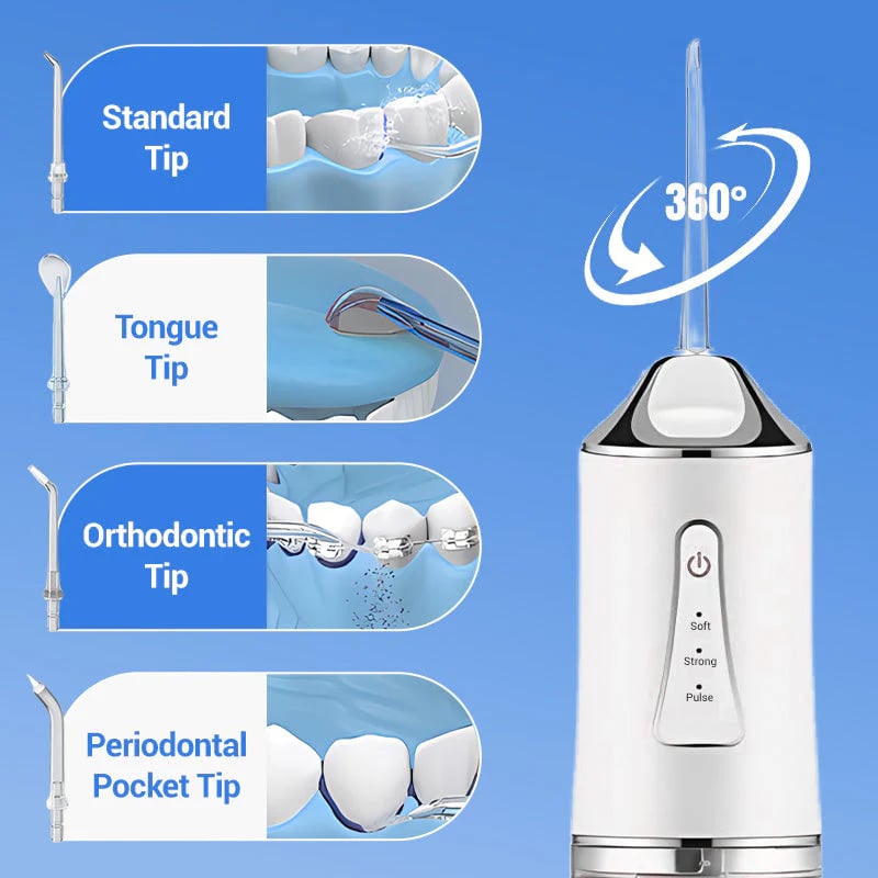 🦷 Prijenosni oralni irigator sa zubnim koncem