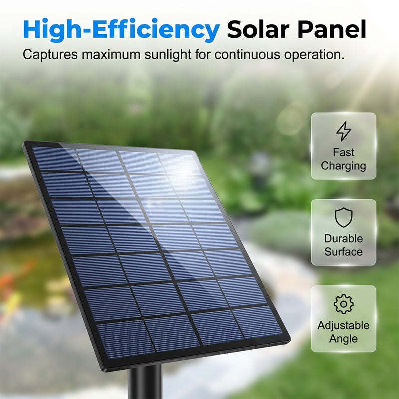 Solarni aerator za ribnjake s zračnom pumpom