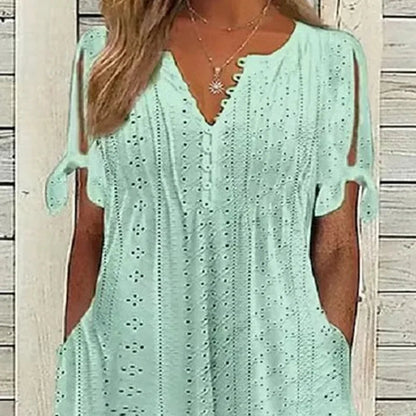 🥰Elegantna ženska haljina s V-izrezom