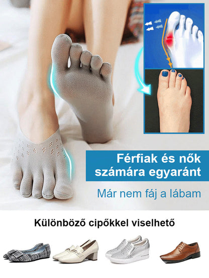 Unisex nevidljive korektivne čarape s pet prstiju