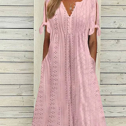 🥰Elegantna ženska haljina s V-izrezom