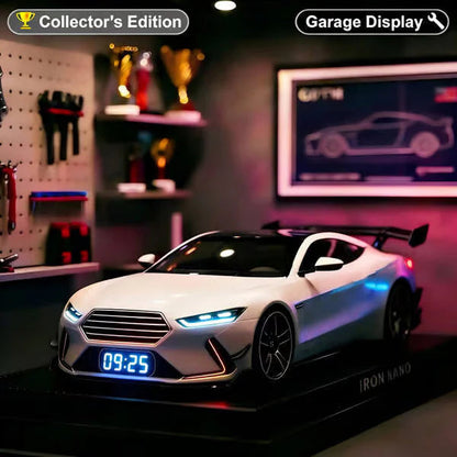 📢📢60% POPUSTA!!🎅【🎁Savršen poklon🎁】🎄Budilica za hiperautomobile – 🏎️GTR realističan motor i svjetlosni efekti