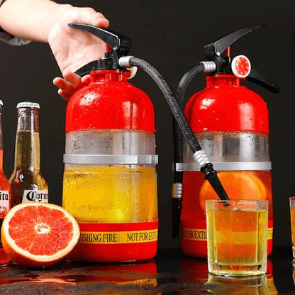 Popularna kanta za pivo u obliku aparata za gašenje požara - sustav za ručno prešanje piva u bačvi - idealno za javna gledanja i nogometne zabave 🍻⚽