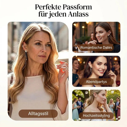 💕Posebna ponuda za Valentinovo - 50% popusta💕Jednostavne naušnice s motivima leptira i cvijeća i resicama - elegantne i udobne, bez potrebe za piercingom 🌸🦋