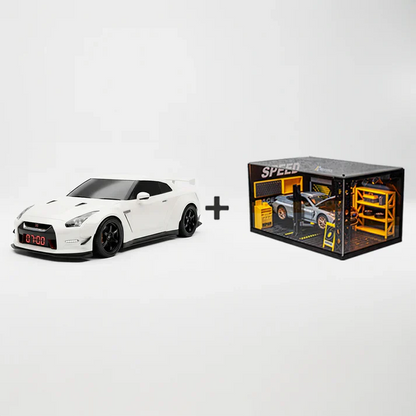 📢📢60% POPUSTA!!🎅【🎁Savršen poklon🎁】🎄Budilica za hiperautomobile – 🏎️GTR realističan motor i svjetlosni efekti