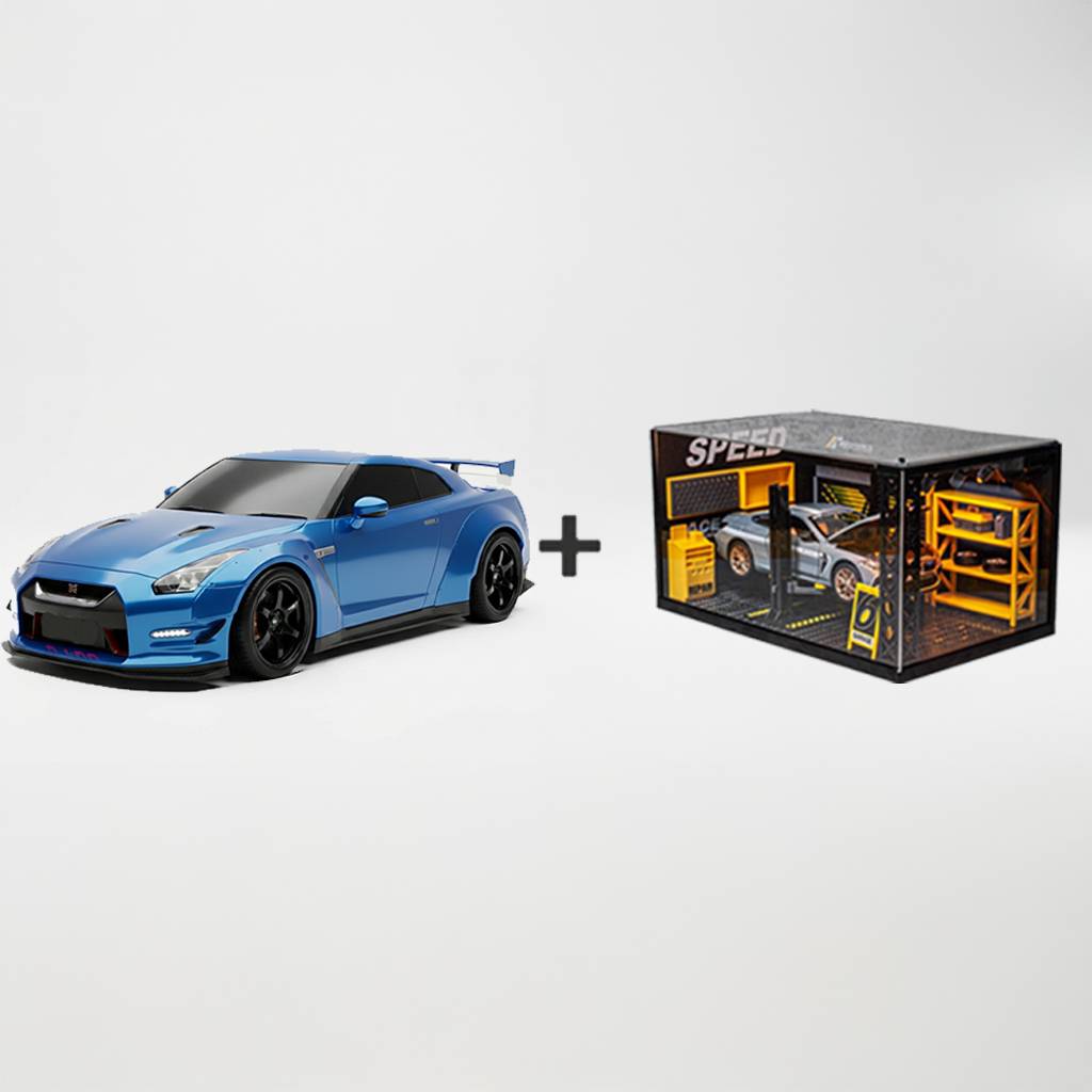 📢📢60% POPUSTA!!🎅【🎁Savršen božićni poklon🎁】🏎️Svjetleći ukras GTR superautomobila