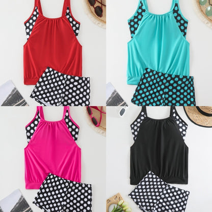 🏖️[S–3XL]👙 Ženski dvodijelni kupaći kostim s točkicama