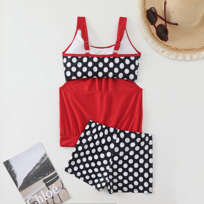 🏖️[S–3XL]👙 Ženski dvodijelni kupaći kostim s točkicama