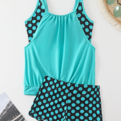🏖️[S–3XL]👙 Ženski dvodijelni kupaći kostim s točkicama