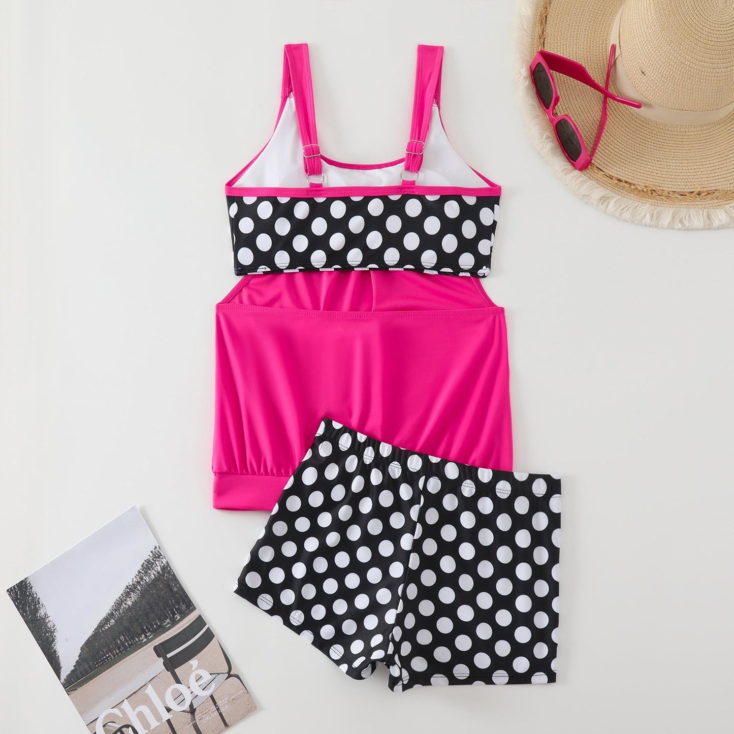 🏖️[S–3XL]👙 Ženski dvodijelni kupaći kostim s točkicama