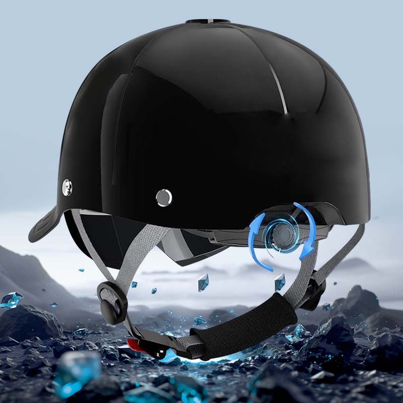🏍️ Unisex kapa u stilu motociklističke kacige - elegantna, certificirana i prozračna 🧢✨🛡️