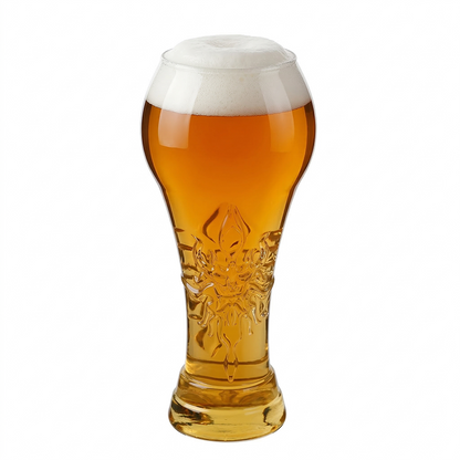 Velika krigla za pivo ukrašena umjetničkim reljefom